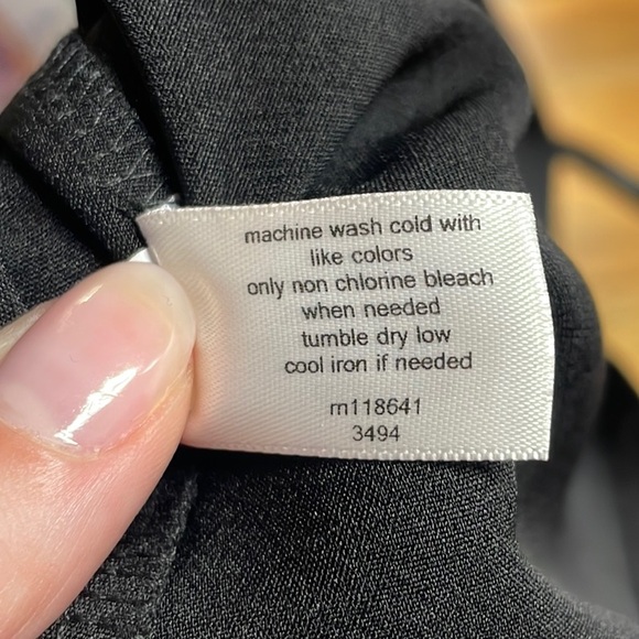 Lane Bryant Black Flutter Sleeve Tie Waist Hi Low Pocket Maxi Dress Sz 24 - Picture 7 of 7